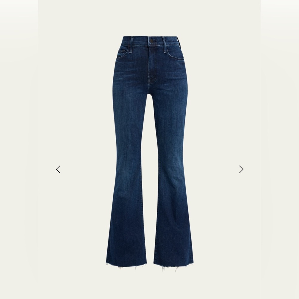 MOTHER The Weekender Frayed Flare Jeans